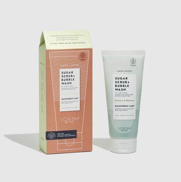 Цукровий скраб для шкіри голови та тіла "Тропічний ліс" Sugar Scrub+Bubble Wash For Scalp and Body Rainforest Mist VBS107RNF фото