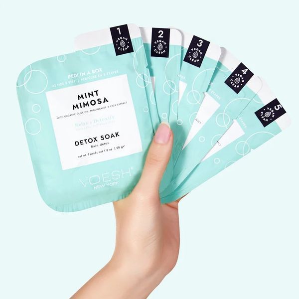 Набір для спа-педикюру "М'ята Мімоза" Pedi in a Box O2 Fizz 5 Step - Mint Mimosa VPC508MMS фото
