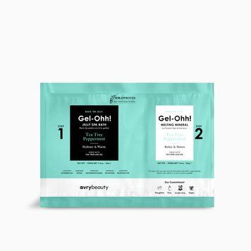 Спа набір желейна ванна "Чайне дерево та м'ята перцева" Gel-Ohh! Jelly Spa Bath Tea Tree Peppermint  AJ001TTP фото