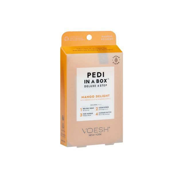 Набір для педикюру делюкс "Мангова насолода" Pedi in a Box Deluxe 4 Step - Mango Delight VPC208MNG фото