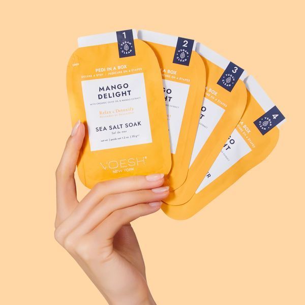 Набір для педикюру делюкс "Мангова насолода" Pedi in a Box Deluxe 4 Step - Mango Delight VPC208MNG фото