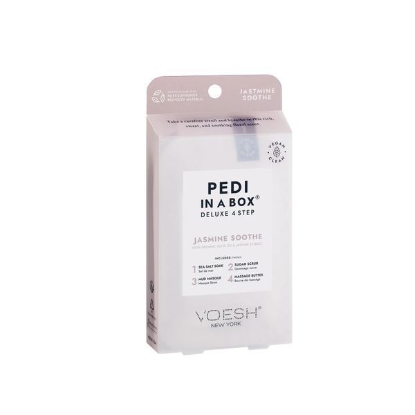 Набір для педикюру делюкс "Заспокійливий жасмін" Pedi in a Box Deluxe 4 Step - Jasmine Soothe VPC208JSM фото