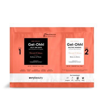 Спа набір желейна ванна "Солодкий цитрус" AvryBeauty Gel-Ohh! Jelly Spa Bath Sweet Citrus AJ001CTR фото