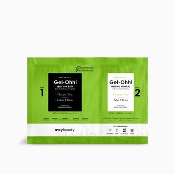 Спа набір желейна ванна "Зелений чай" AvryBeauty Gel-Ohh! Jelly Spa Bath Green Tea AJ001GRT фото