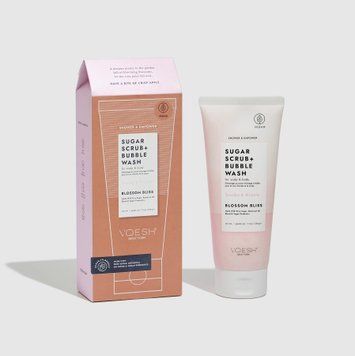 Цукровий скраб для шкіри голови та тіла "Блаженство квітів" Sugar Scrub+Bubble Wash For Scalp and Body Blossom Bliss VBS107BSM фото